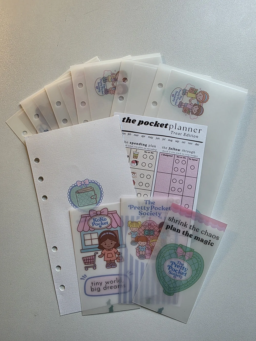 A6 Bundle Of The Pretty Pocket Society Krafted By Koko
